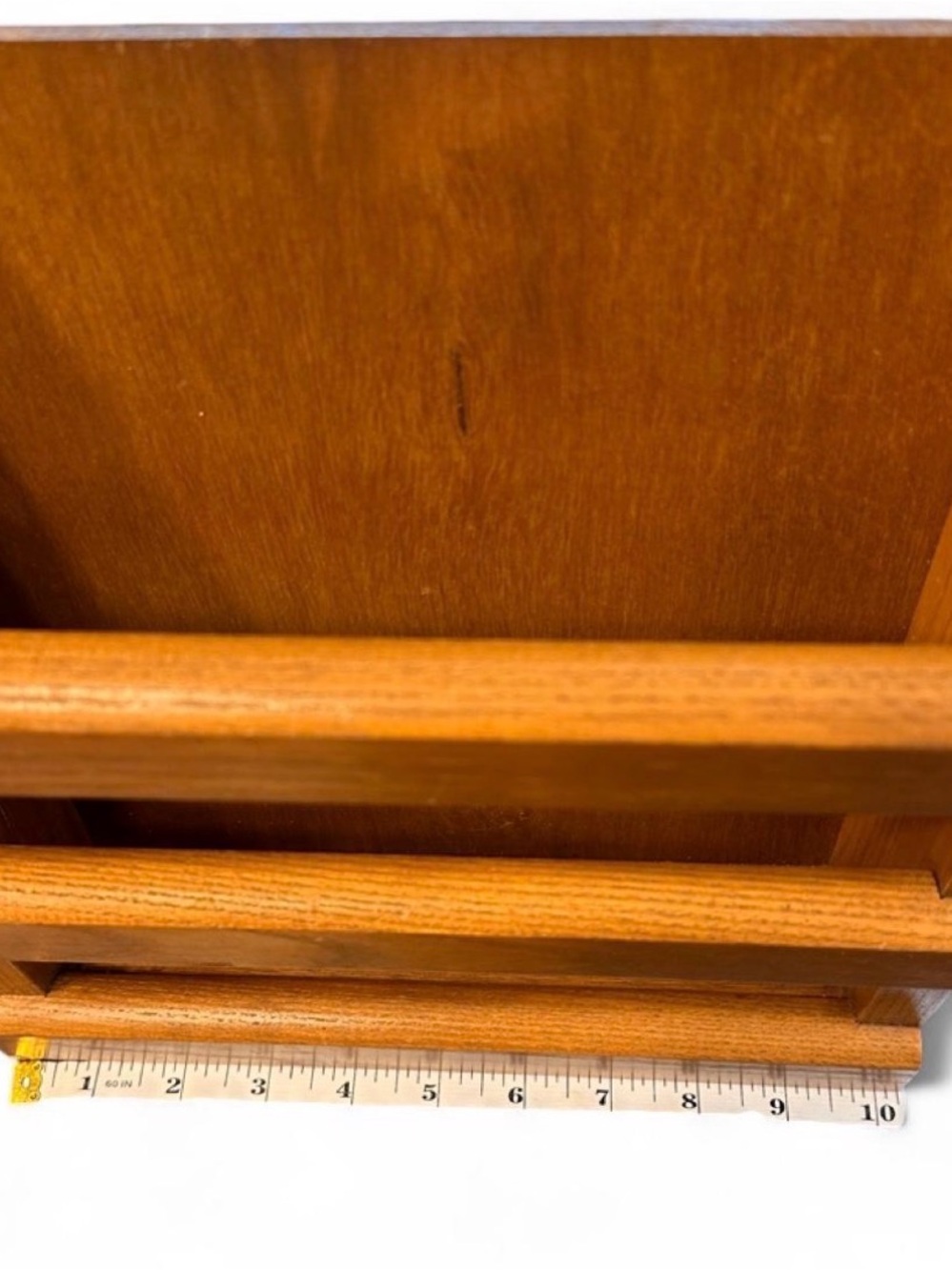 Vintage Wooden Over Door Mail Holder Magazine Rack Rustic Home Decor - Picture 6 of 8